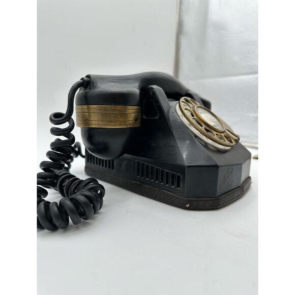 Antique Phone 1930s Automatic Electric Monophone Black Rotary Telephone Box RARE - Picture 2 of 16